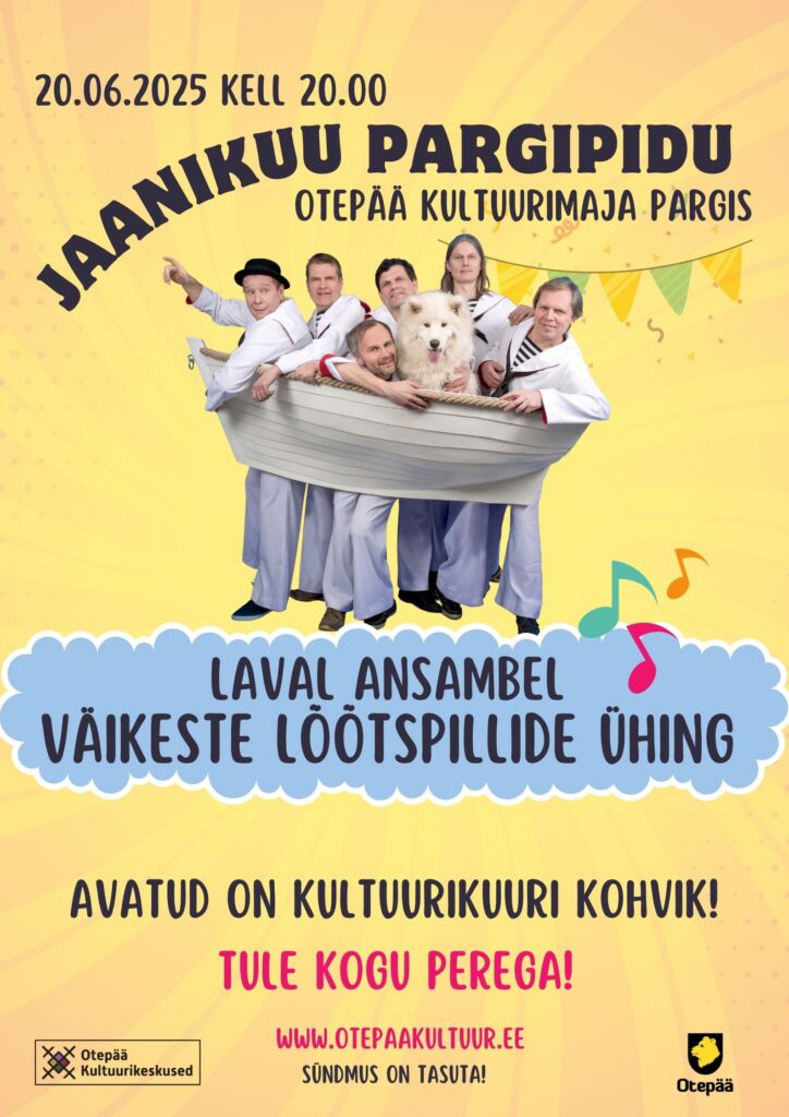 Jaanikuu pargipidu ansambliga VÄIKESTE LÕÕTSPILLIDE ÜHING