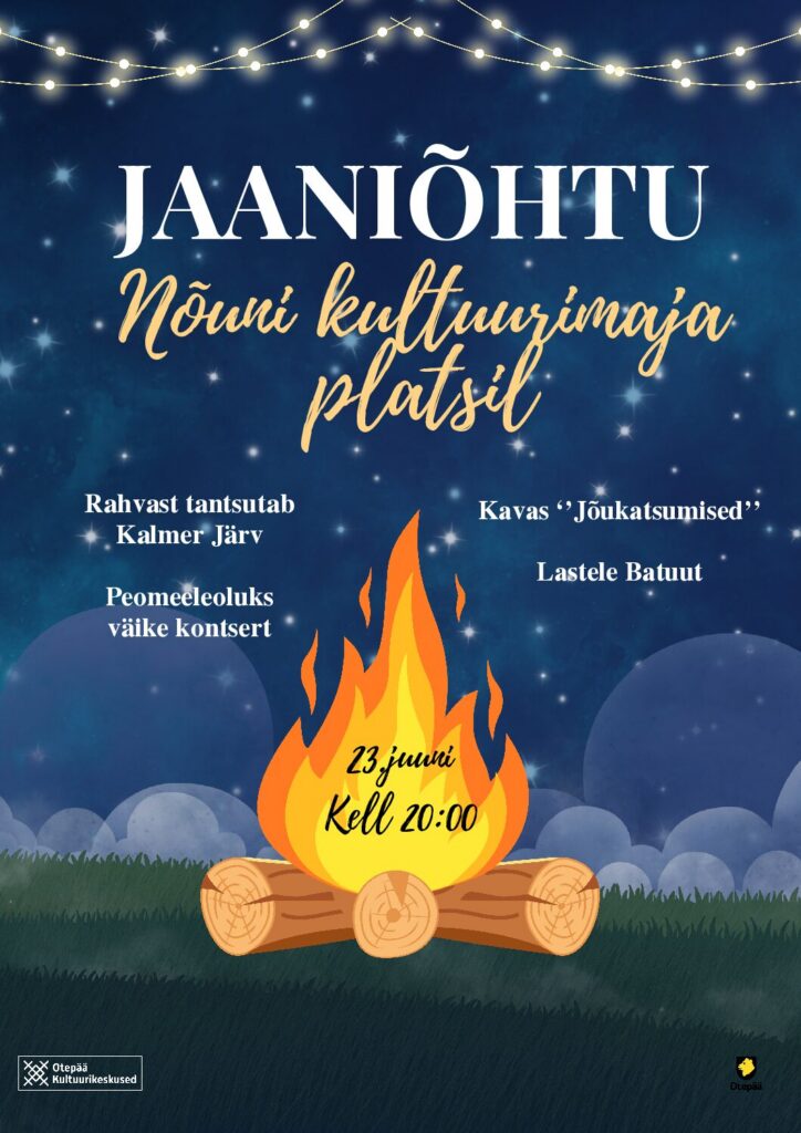 Jaaniõhtu Nõuni kultuurimaja platsil