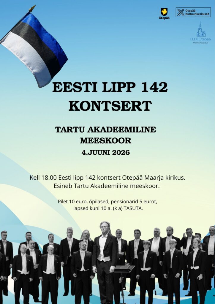 Eesti lipp 142 kontsert – Esineb Tartu Akadeemiline Meeskoor.