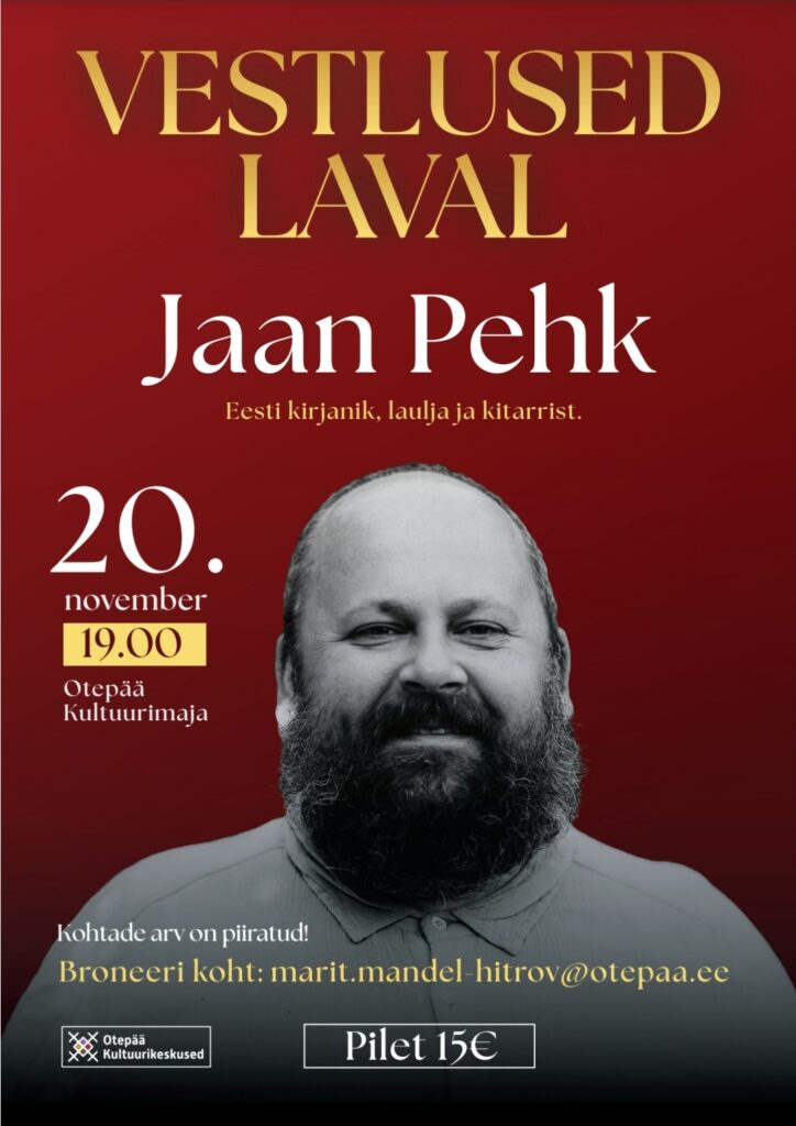 ”Vestlused laval” JAAN PEHK