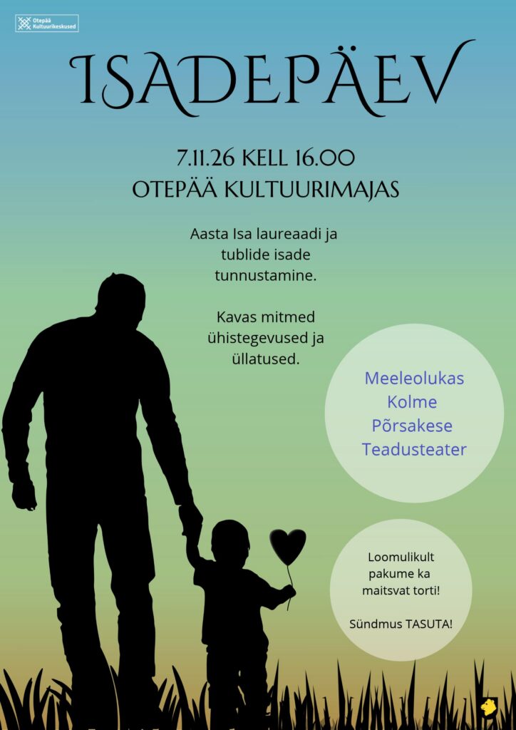 Isadepäev koos Kolme Põrsakese Teadusteatriga