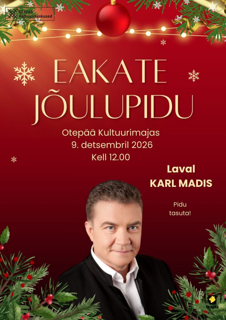 Eakate jõulupidu – laval KARL MADIS